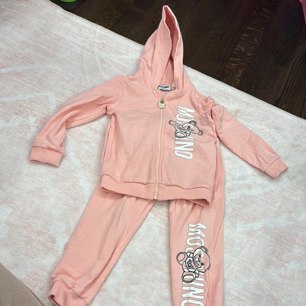 Moschino Kids Pink Matching Set